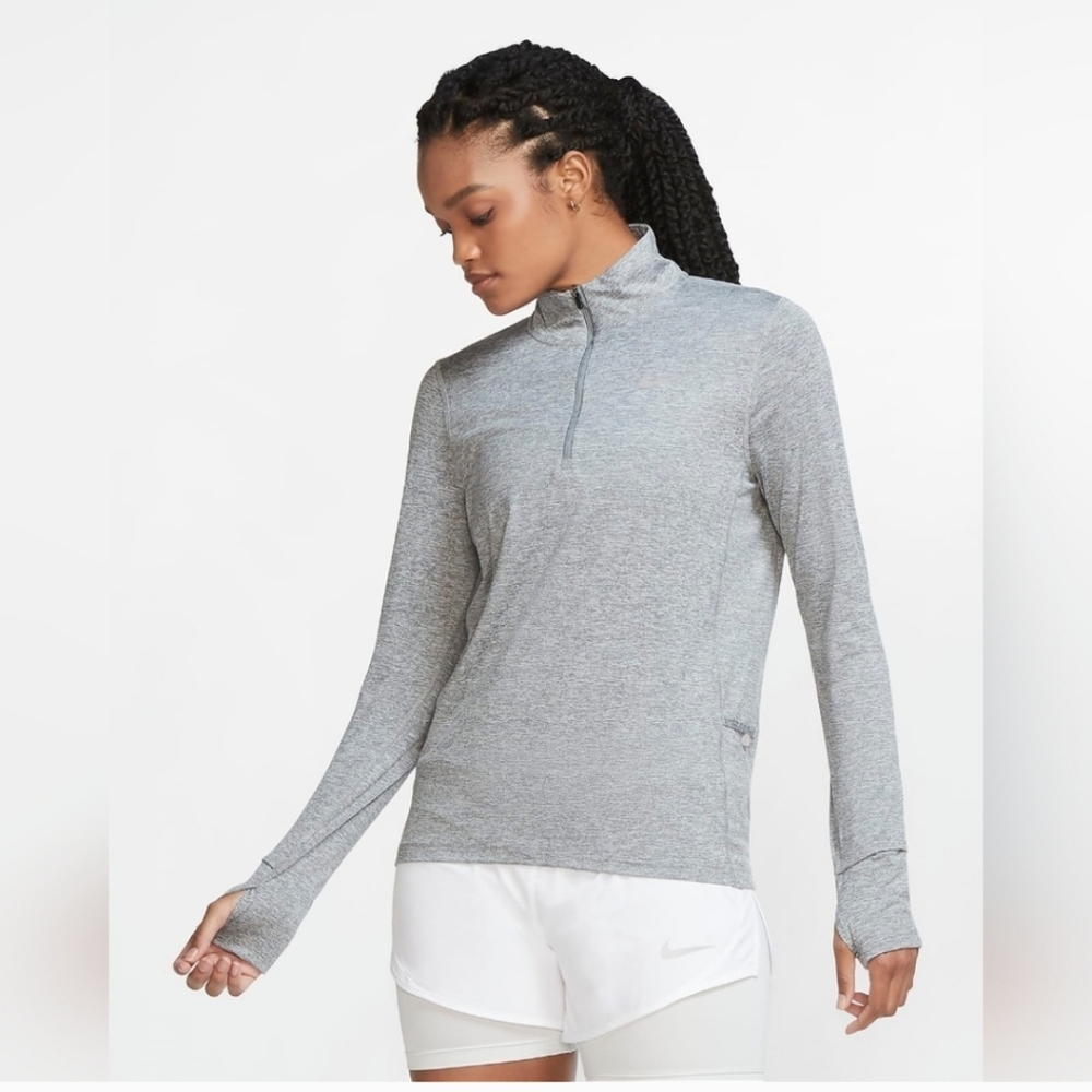 Nike Running Shirt Dri-FIT Element- Smoke Grey/Reflect Silver Women NWT. 3X